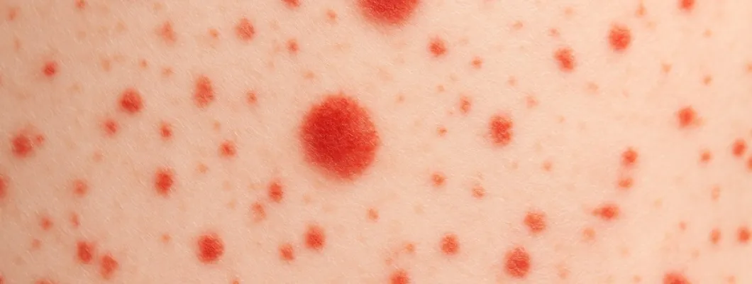 Какво причинява появата на червени петна по кожата?