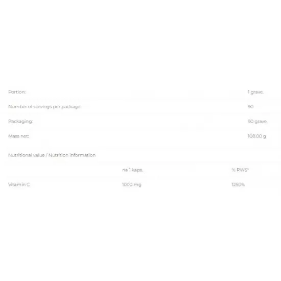 6PAK Nutrition Vitamin C 1000 mg