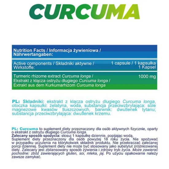 Allnutrition Curcuma | Turmeric 1000 mg