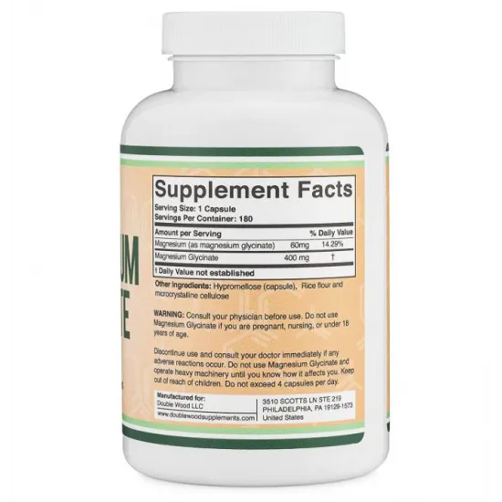 Double Wood Supplements Magnesium Glycinate