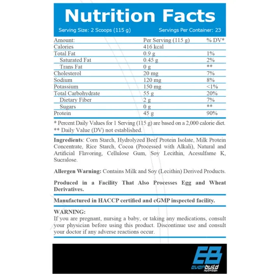 Everbuild 100% Beef Gainer