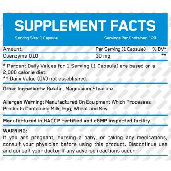 Everbuild Co-Q10 30 mg / 120 Caps