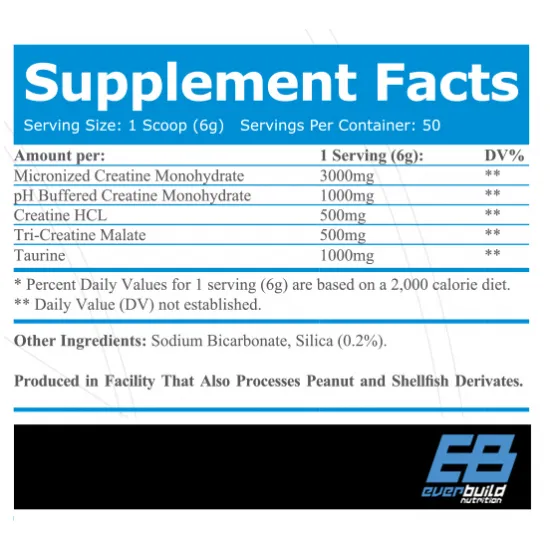 Everbuild Crea Build Creatine Matrix / 50 Servings