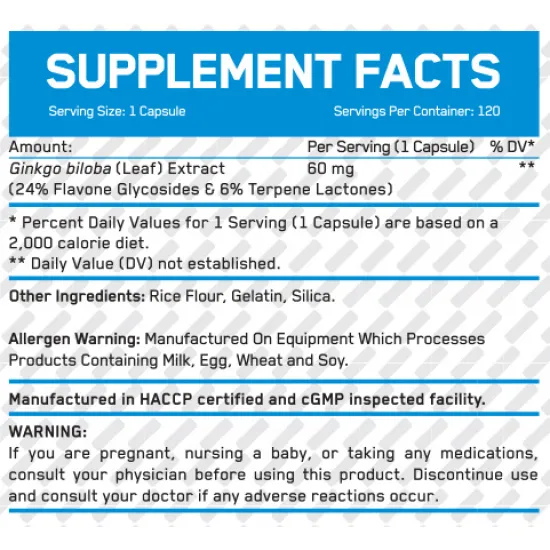 Everbuild Ginkgo Biloba 60 mg