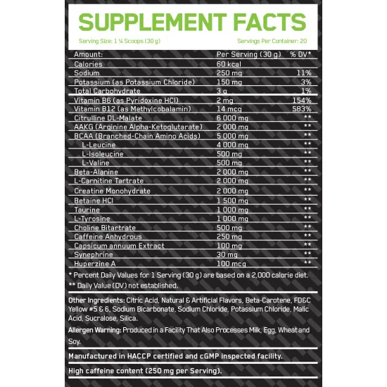 Everbuild PRE Build – Pre-workout