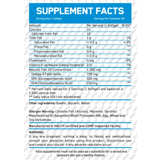 Everbuild Ultra Omega-3 Fish Oil