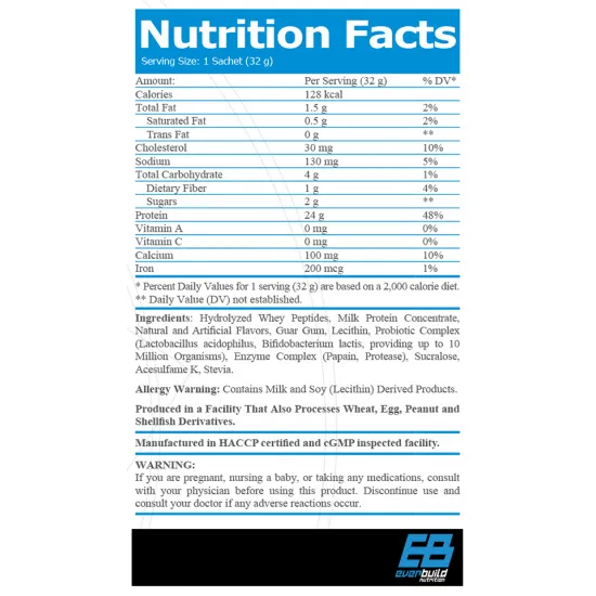 Everbuild Ultra-Premium Whey Protein Build Sachet