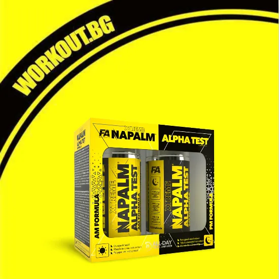 FA Nutrition Xtreme Napalm Alpha Test | AM & PM Formula
