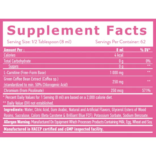 HAYA LABS Advanced Liquid L-Carnitine / 500 ml