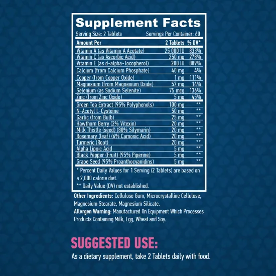 HAYA LABS Antioxidant Complex / 120 Tabs
