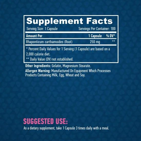 HAYA LABS Ecdysterone 250 mg / 100 Caps