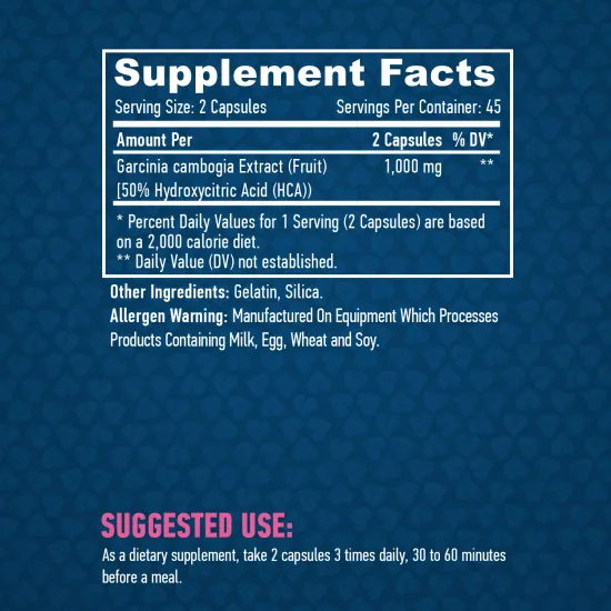 HAYA LABS Garcinia Cambogia 500 mg / 90 Caps