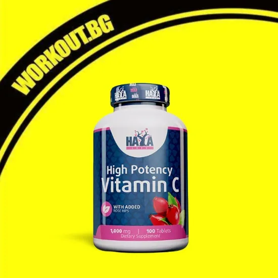 High Potency Vitamin C 1000 mg with Rose Hips / 100 Tabs