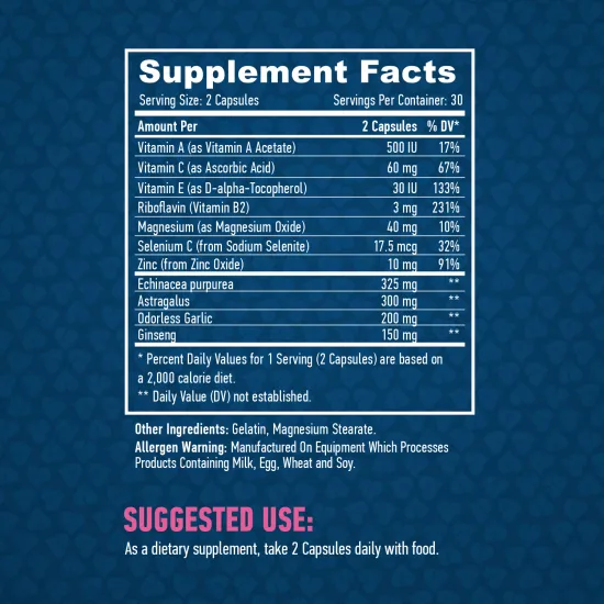 HAYA LABS Immunity Formula / 60 Caps