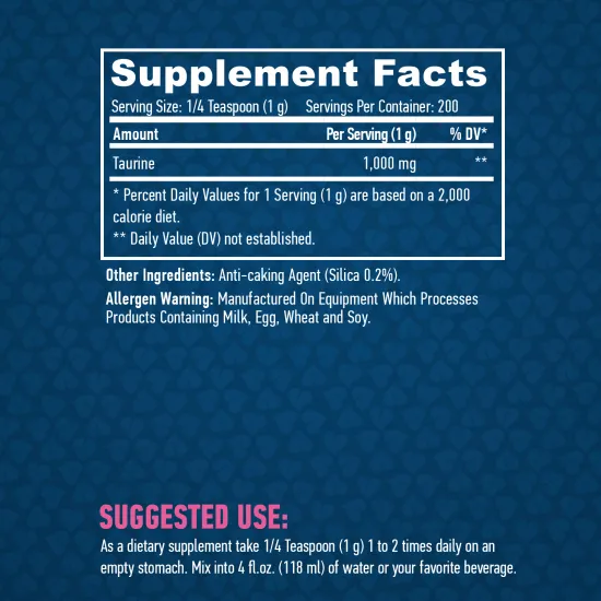 HAYA LABS Sports Taurine / 200 g