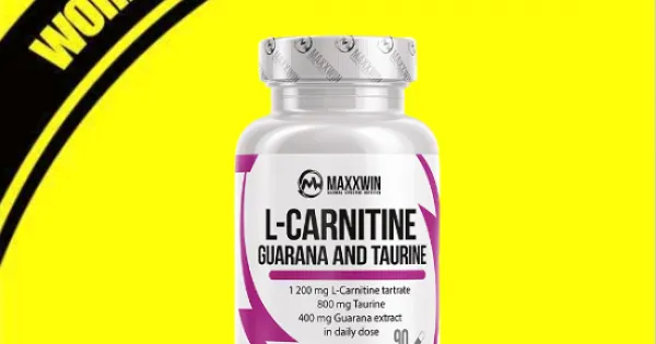 maxxwin l-carnitine with guarana and taurine 90 kapsl MAXXWIN L-Carnitine + Guarana +