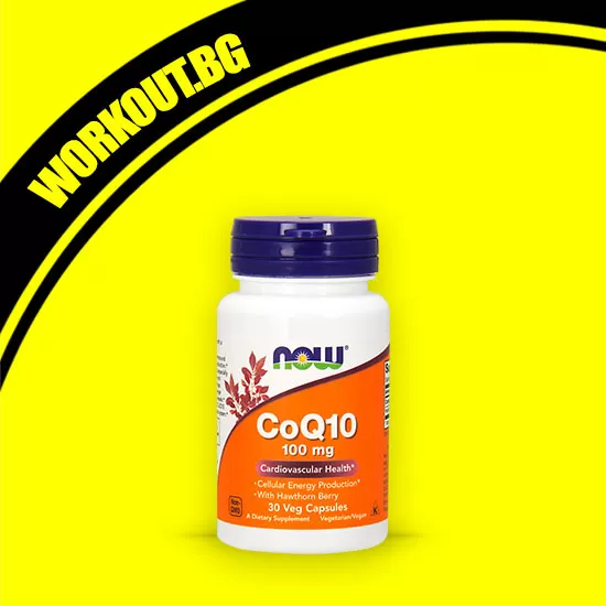 NOW Foods CoQ10 100 mg With Hawthorn Berry
