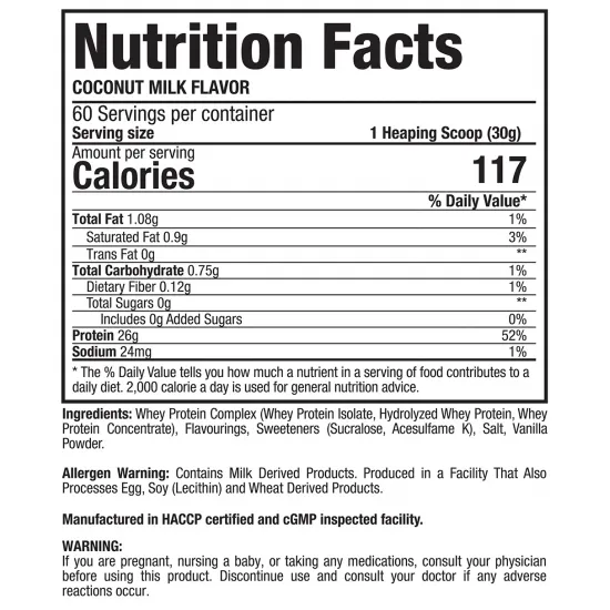 Physique Nutrition ISO PRO Whey Protein