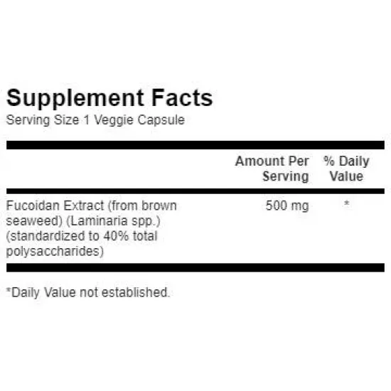 SWANSON 100% Pure Maximum-Strength Fucoidan Extract