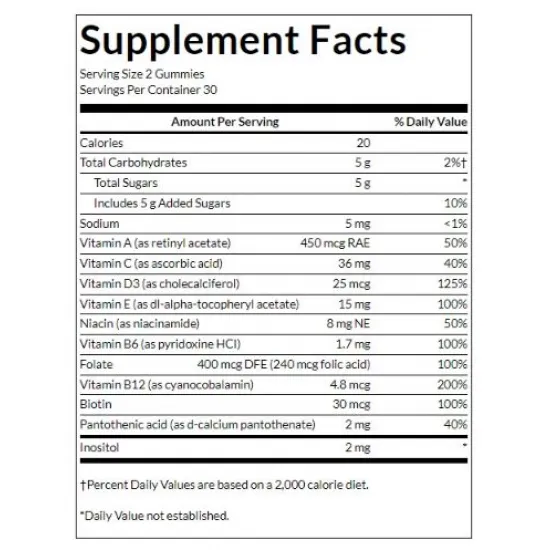 SWANSON Adult Multivitamin Gummies | Peach, Orange & Strawberry