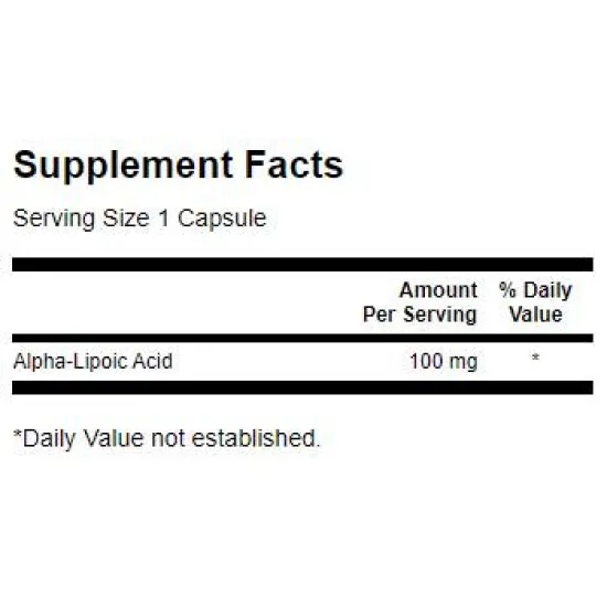 SWANSON Alpha Lipoic Acid 100 mg