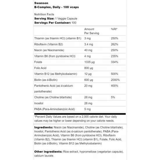 SWANSON B-Complex Daily