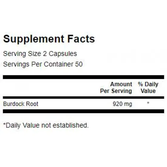 SWANSON Burdock Root 460 mg