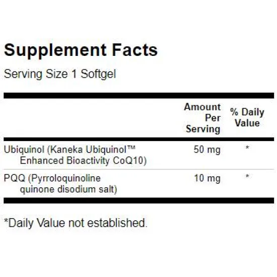 SWANSON Enhanced PQQ with Ubiquinol 60 mg