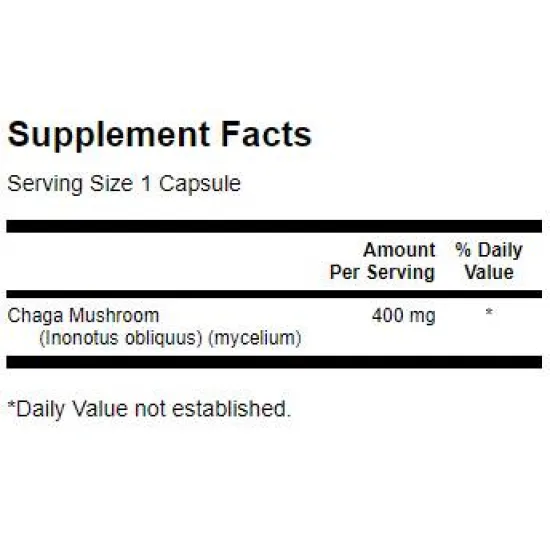 SWANSON Full Spectrum Chaga Mushroom 400 mg