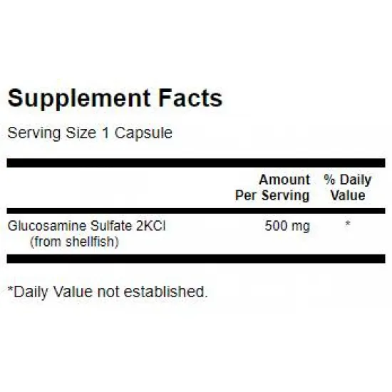 SWANSON Glucosamine Sulfate 2KCl 500 mg