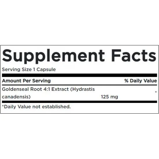 SWANSON Goldenseal Root 125 mg