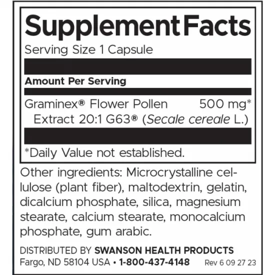 SWANSON Graminex 500 mg