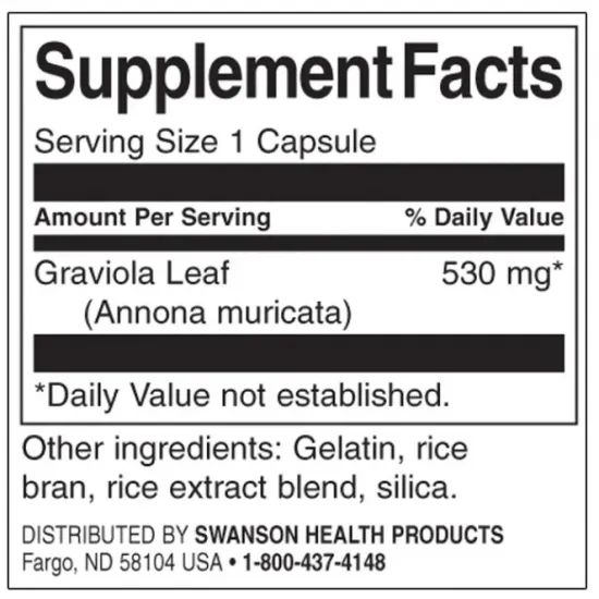 SWANSON Graviola 530 mg
