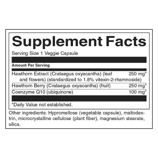 SWANSON Hawthorn & CoQ10 600 mg