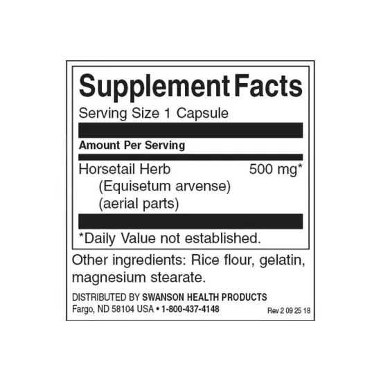 SWANSON Horsetail 500 mg