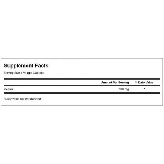 SWANSON Inosine 500 mg
