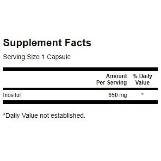 SWANSON Inositol 650 mg