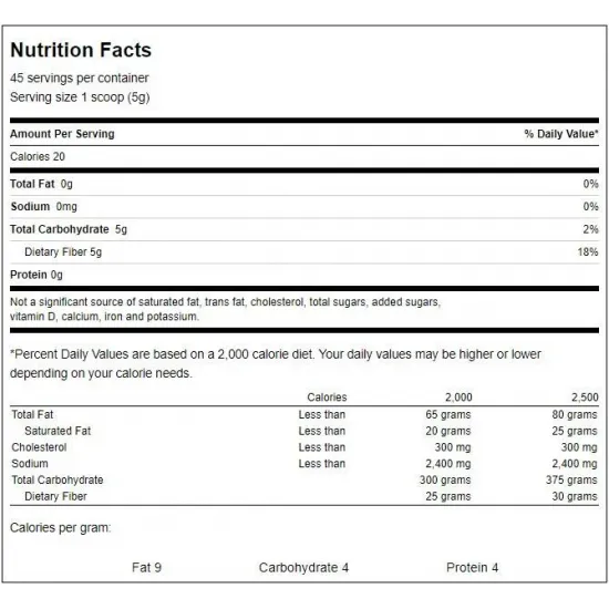 SWANSON Inulin Powder