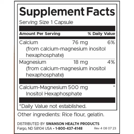 SWANSON IP-6 Inositol Hexaphosphate
