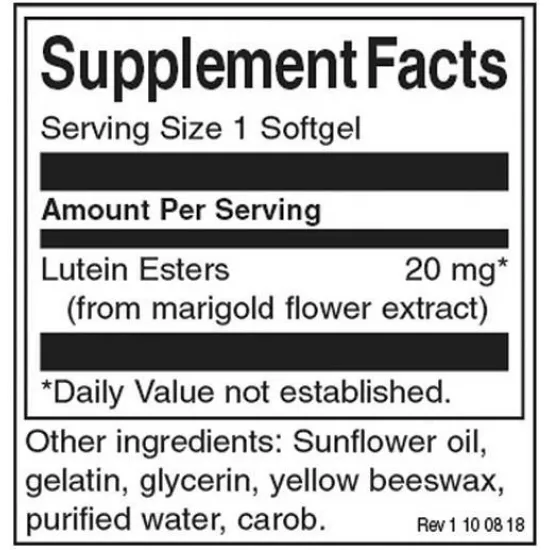 SWANSON Lutein 20 mg