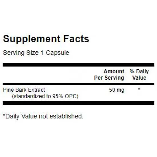 SWANSON Pine Bark Extract 50 mg