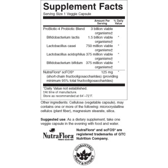 SWANSON ProBiotic 4 | 3 Billion CFU