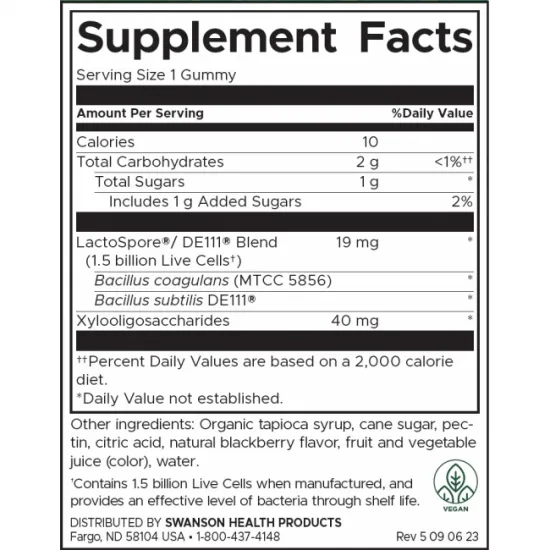 SWANSON Probiotic + Prebiotic Gummies