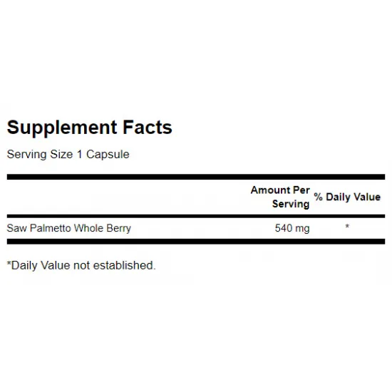 SWANSON Saw Palmetto 540 mg