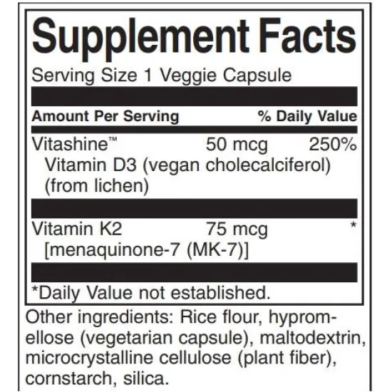 SWANSON Vitamins D3 & K2