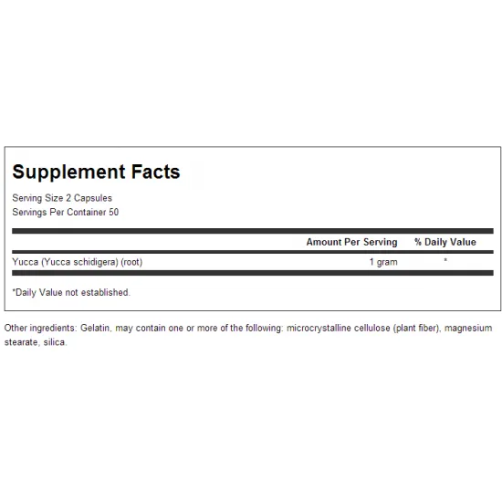 SWANSON Yucca Root 500 mg