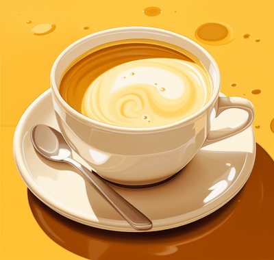 Кафе с мляко