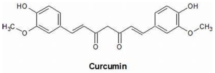 Химична структура на куркумин